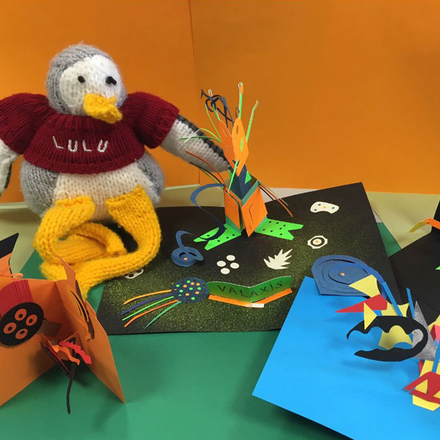 Ateliers papiers : pop-up