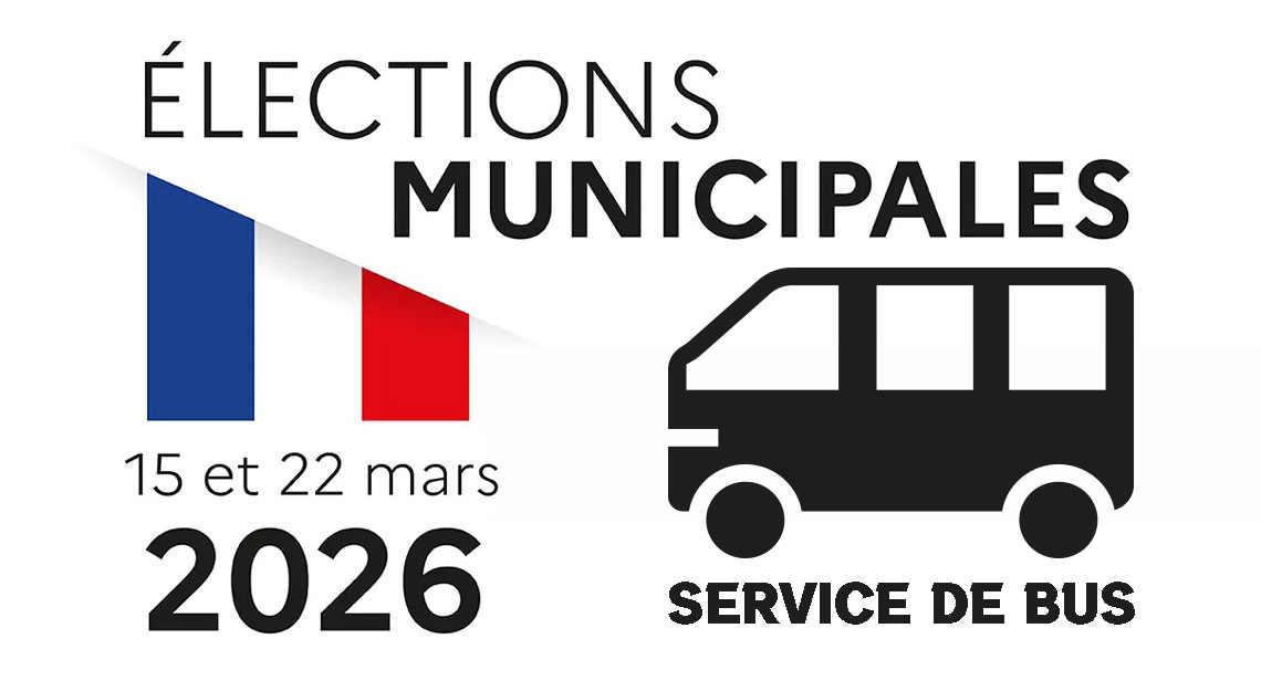 Service de bus pour les élections municipales
