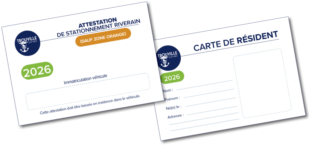 Cartes (résident, stationnement…)